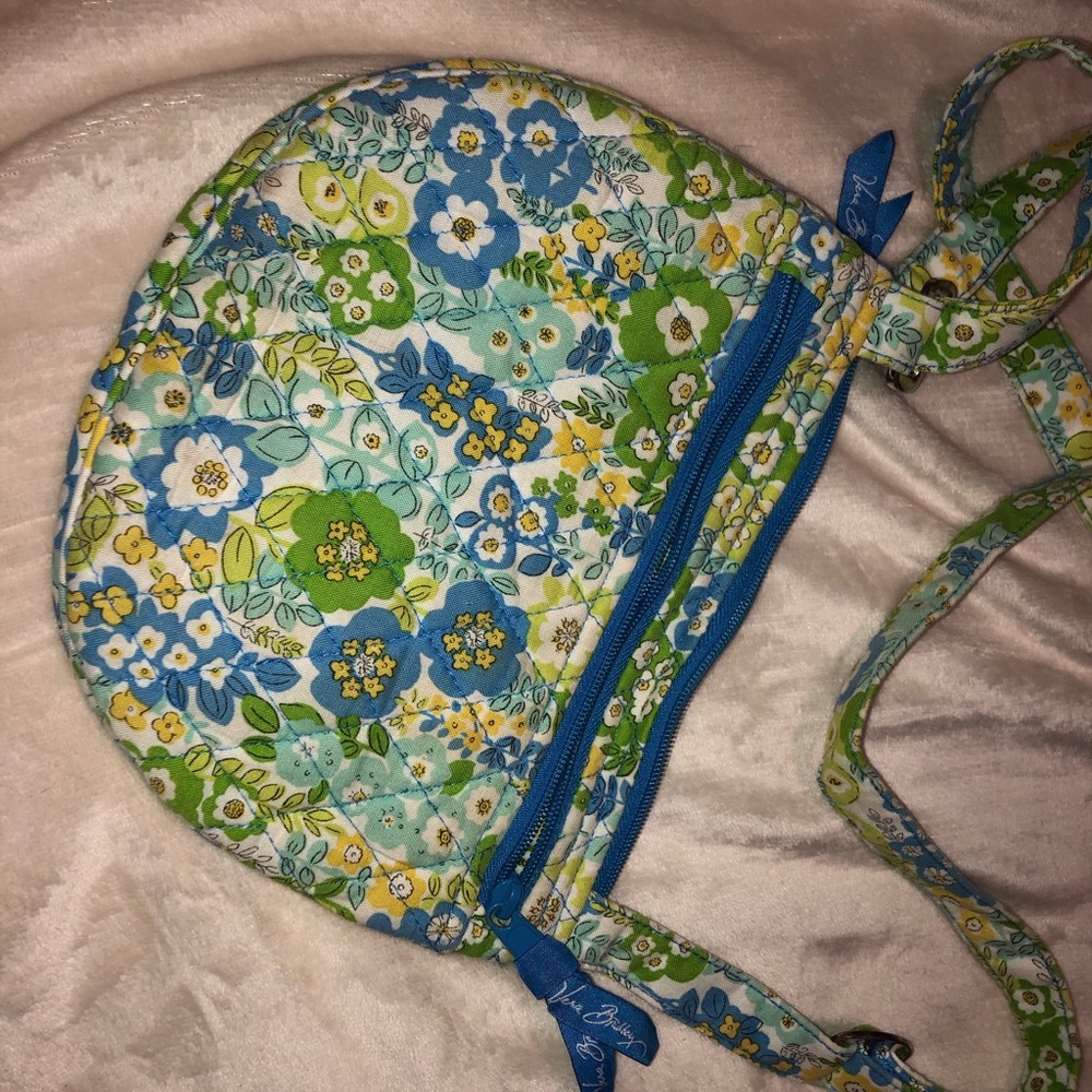 Vera Bradley Green and yellow floral crossbody